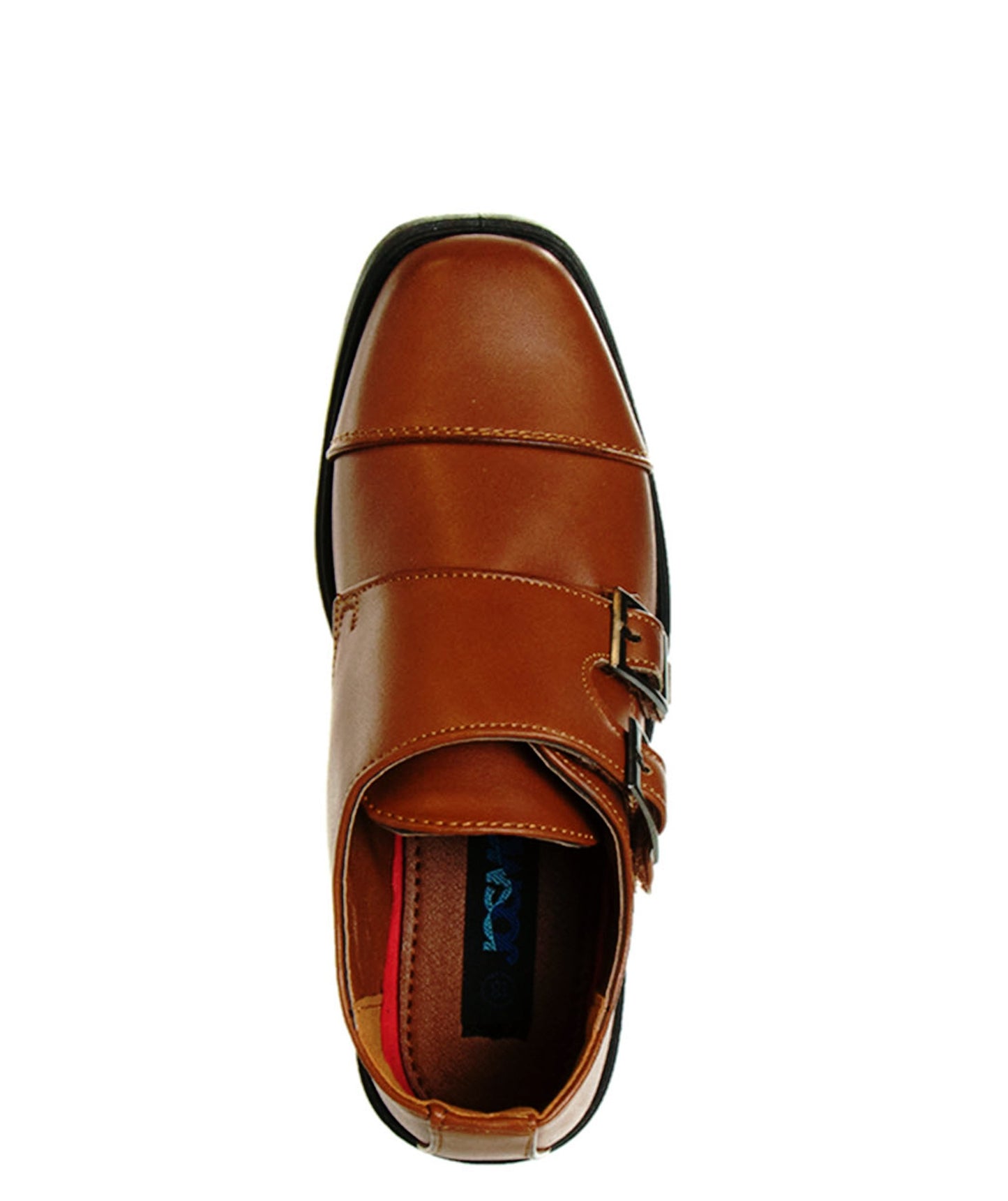Josmo Boy’s Dress Shoes / Hook and Loop Double Monk Strap Cap Toe Oxford Loafers (Big Kid)