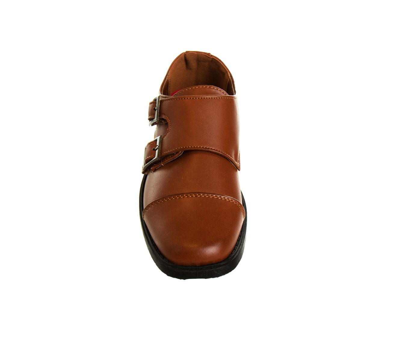 Josmo Boy’s Dress Shoes / Hook and Loop Double Monk Strap Cap Toe Oxford Loafers (Big Kid)
