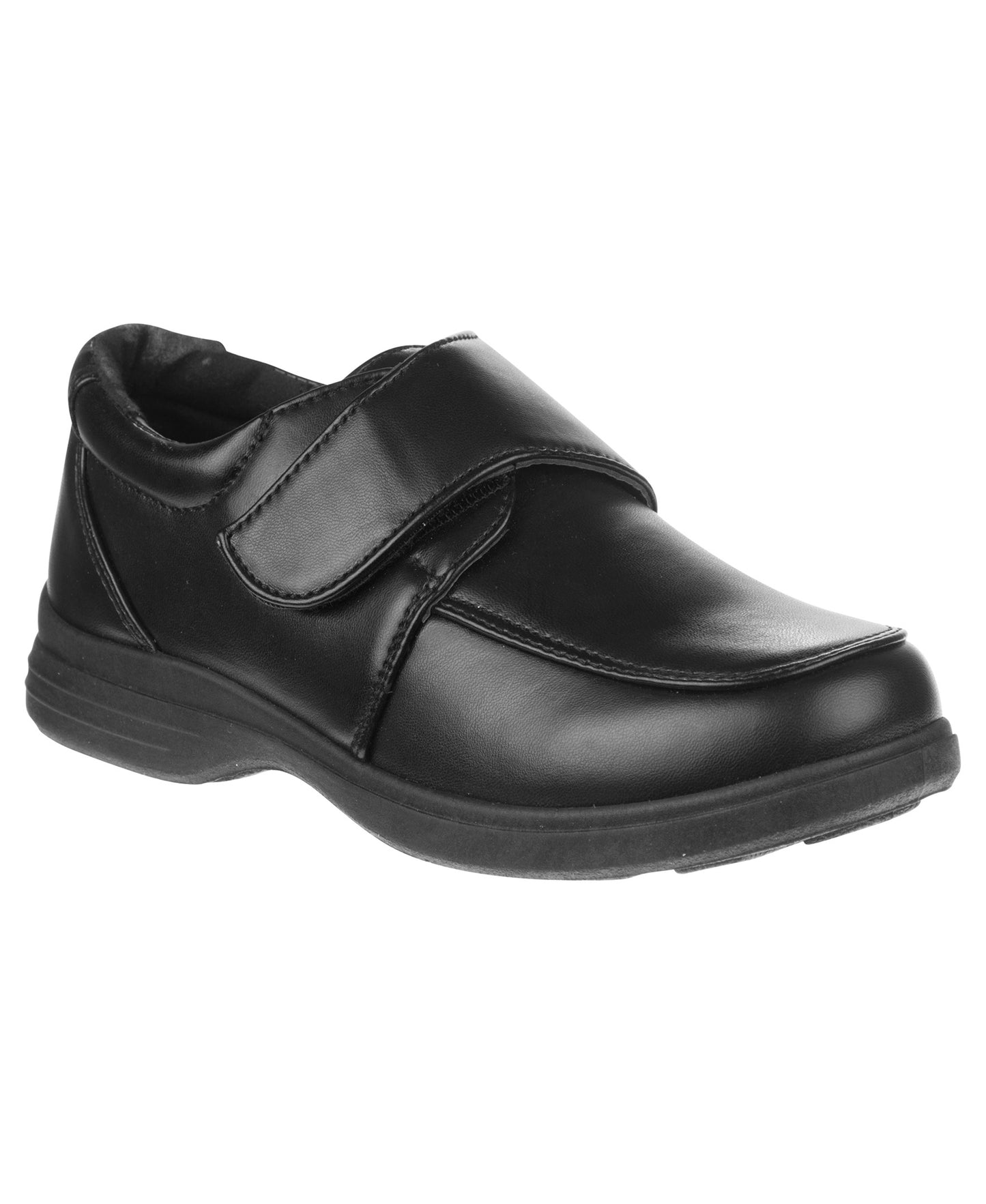 Boys Hook and Loop Classic Style School Shoes. (Toddler)