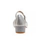 Badgley Mischka Dress Heel Shoes Girls - Elegant Formal Wear Comfort Block Heel Glitter Finish Adjustable Strap (Little Kid)