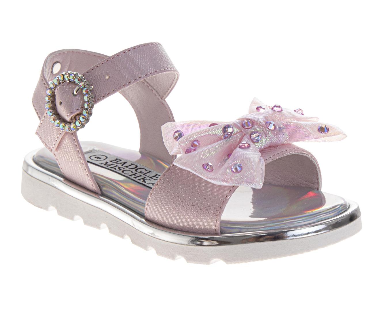 Badgley Mischka Rhinestone Bow Sandals (Toddlers/Little Kids)