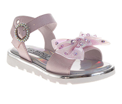 Badgley Mischka Rhinestone Bow Sandals (Toddlers/Little Kids)