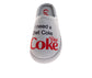 Coca-Cola Coke Men's Slide Sandals – Black Script Logo Slip-On Slides Extra Cushion Comfort Casual Slides (Adults)