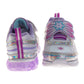 Frozen Sneakers for Girls Glitter Comfortable Adjustable Strap (Toddler / Little Kids)
