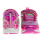Nickelodeon Paw Patrol Skye and Everest Hook and Loop Girls' Light Up Fashion Sneakers. (Toddler/Little Kids)