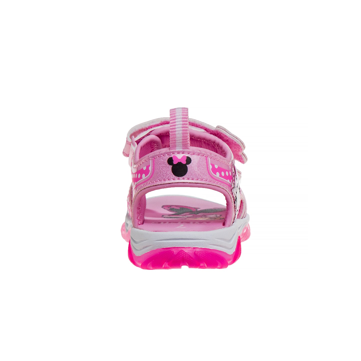 Minnie Mouse Girls' Light-Up Sandals - Fun, Colorful, and Comfortable Footwear (Toddler – Little Kid)