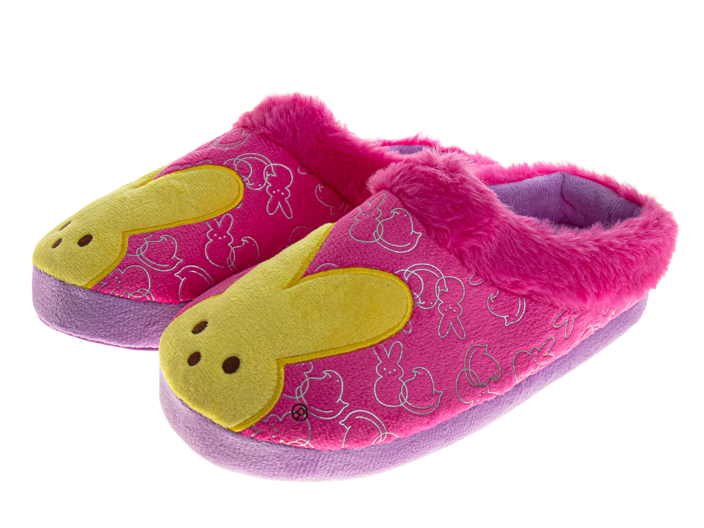 Peeps Slippers for Women's  Hot Pink Casual Soft Comfort Indoor (Women’s / Adult)