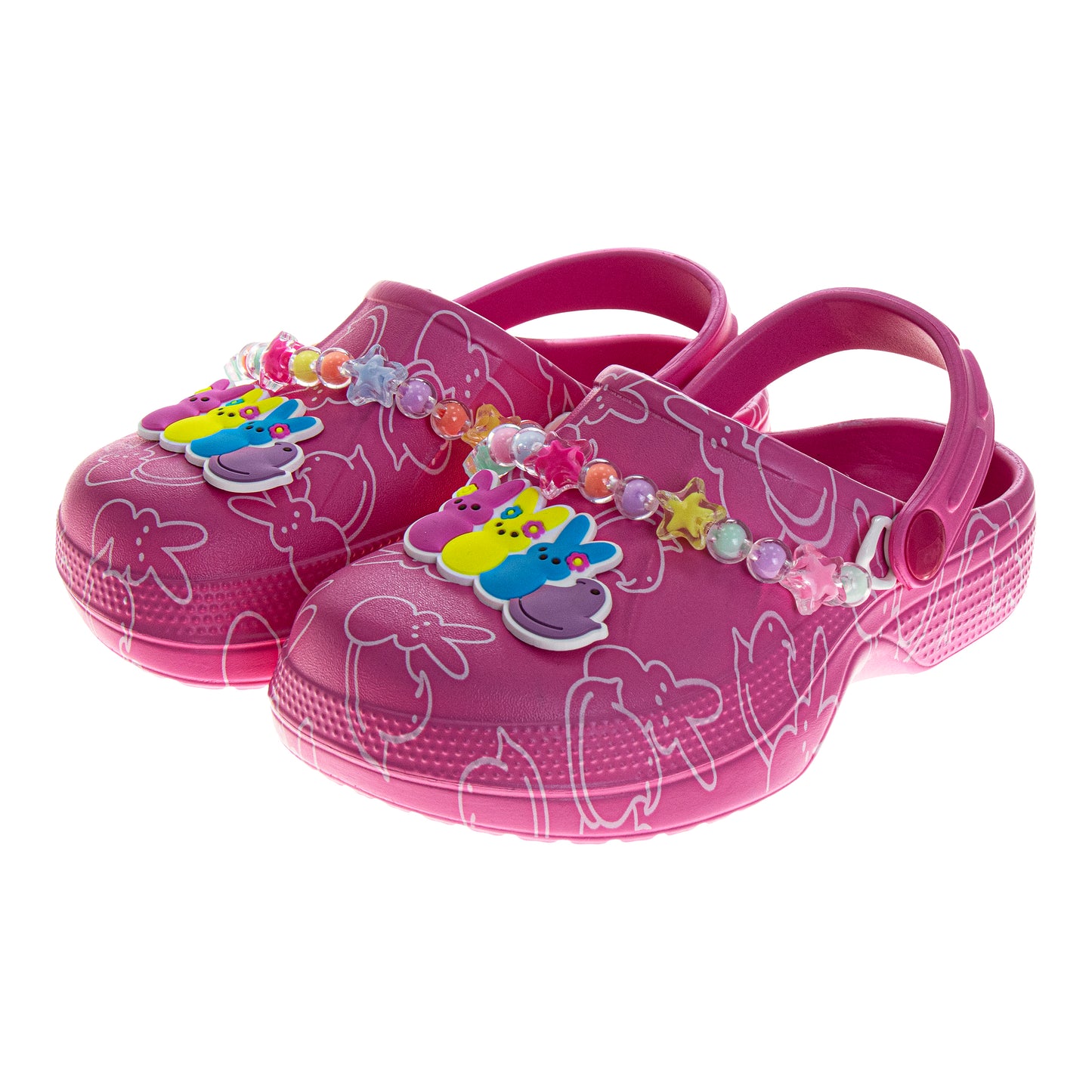 Peeps Clogs for Ladies - Lightweight Comfort Casual Dual Size (Adult)