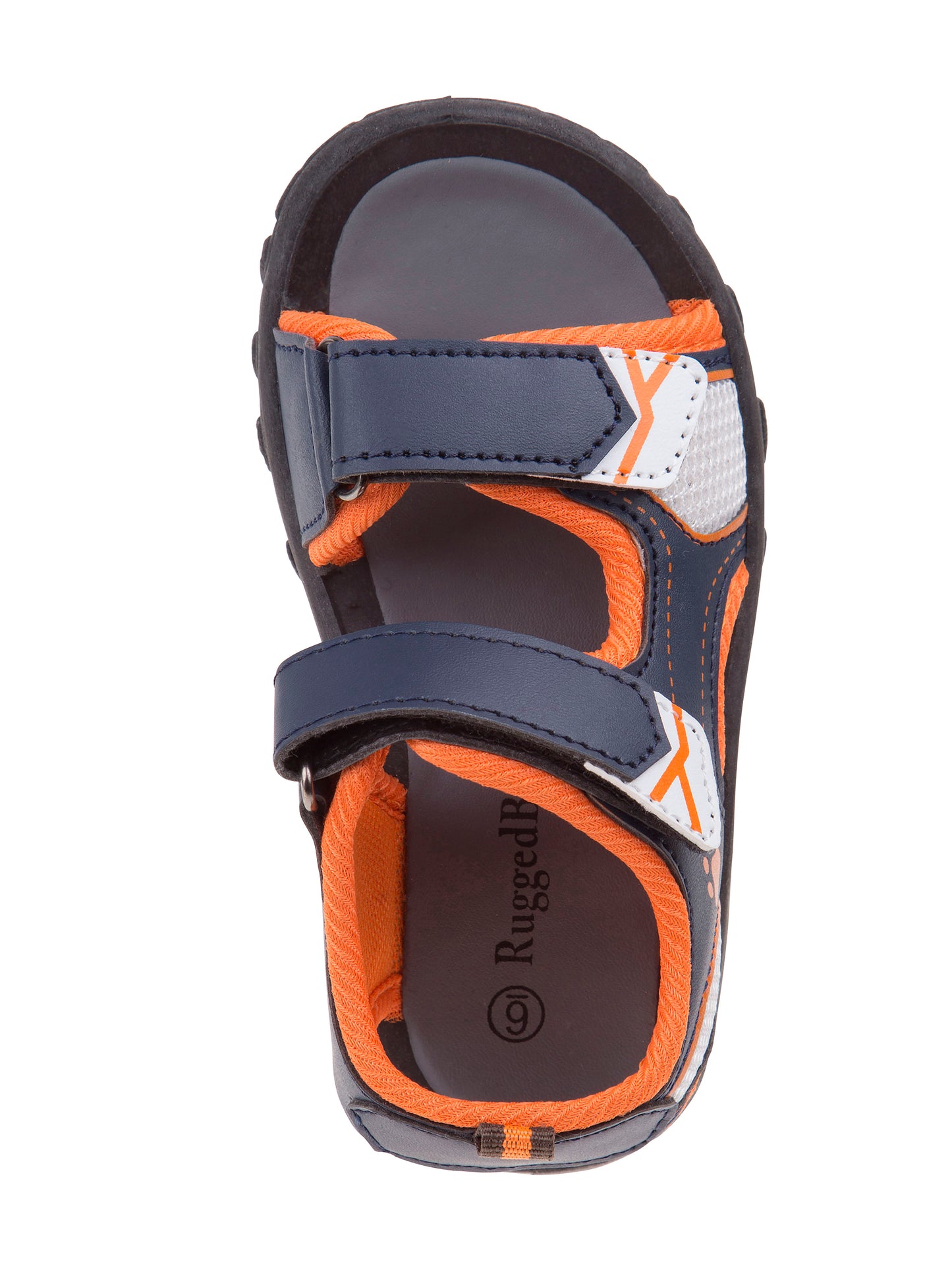 Rugged Bear Open Toe Sport Sandals Boys' Durable Outdoor Ready Adjustable Straps WaterFriendly Comfort Fit (Little Kid / Big Kid)