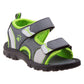 Rugged Bear Open Toe Sport Sandals Boys' Durable Outdoor Ready Adjustable Straps WaterFriendly Comfort Fit (Little Kid / Big Kid)
