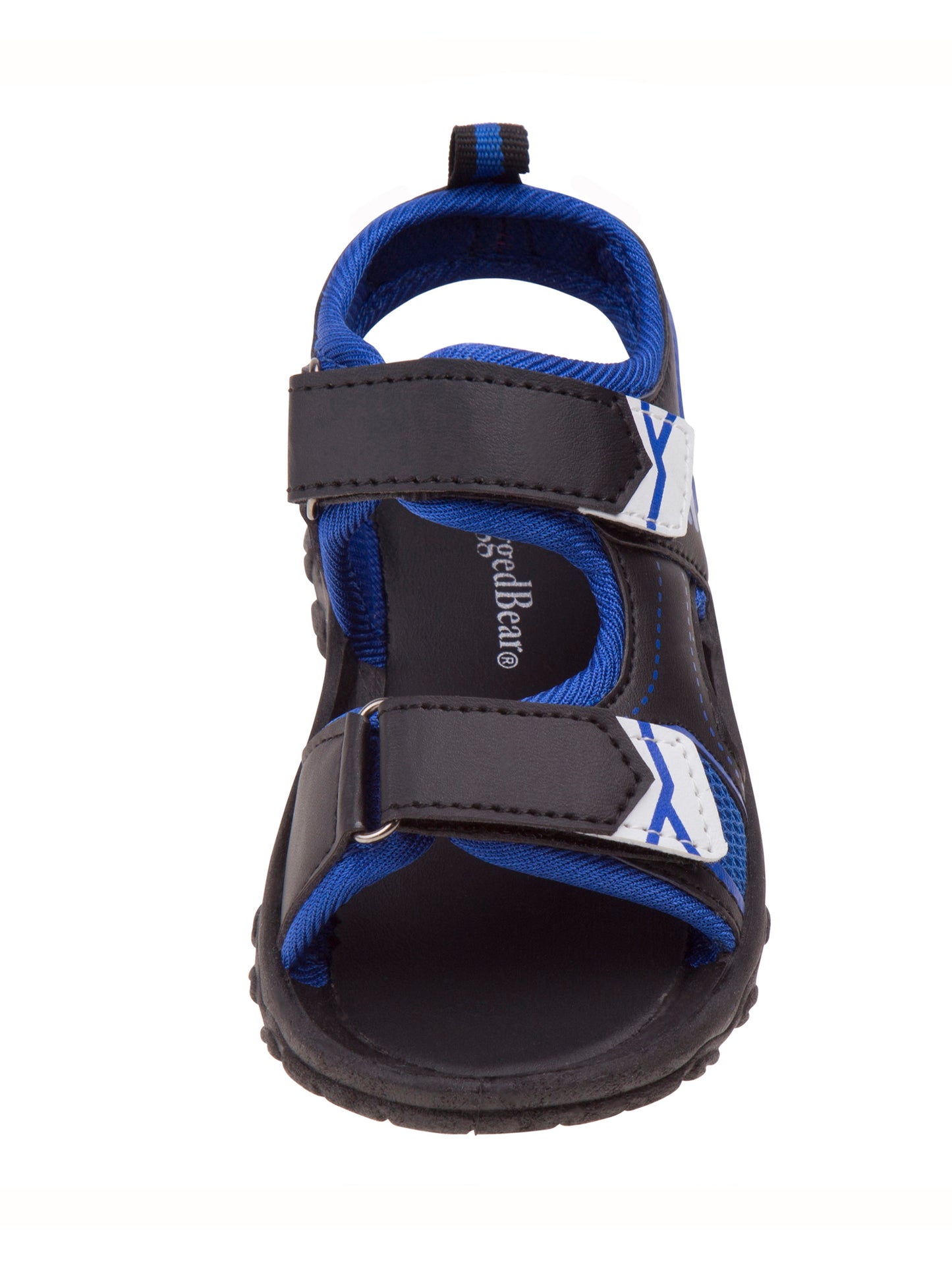 Rugged Bear Open Toe Sport Sandals Boys' Durable Outdoor Ready Adjustable Straps WaterFriendly Comfort Fit (Little Kid / Big Kid)