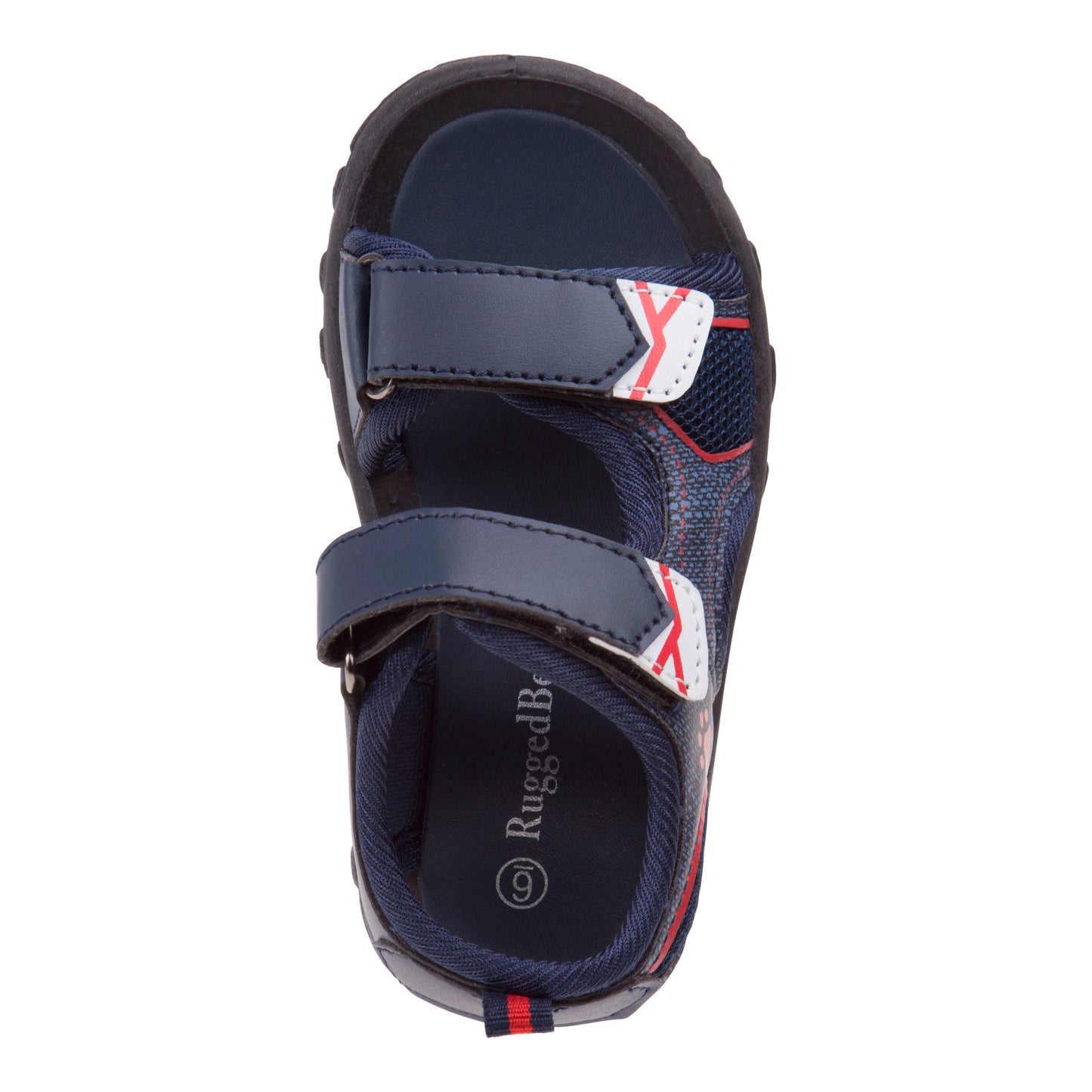 Rugged Bear Open Toe Sport Sandals Boys' Durable Outdoor Ready Adjustable Straps WaterFriendly Comfort Fit (Little Kid / Big Kid)