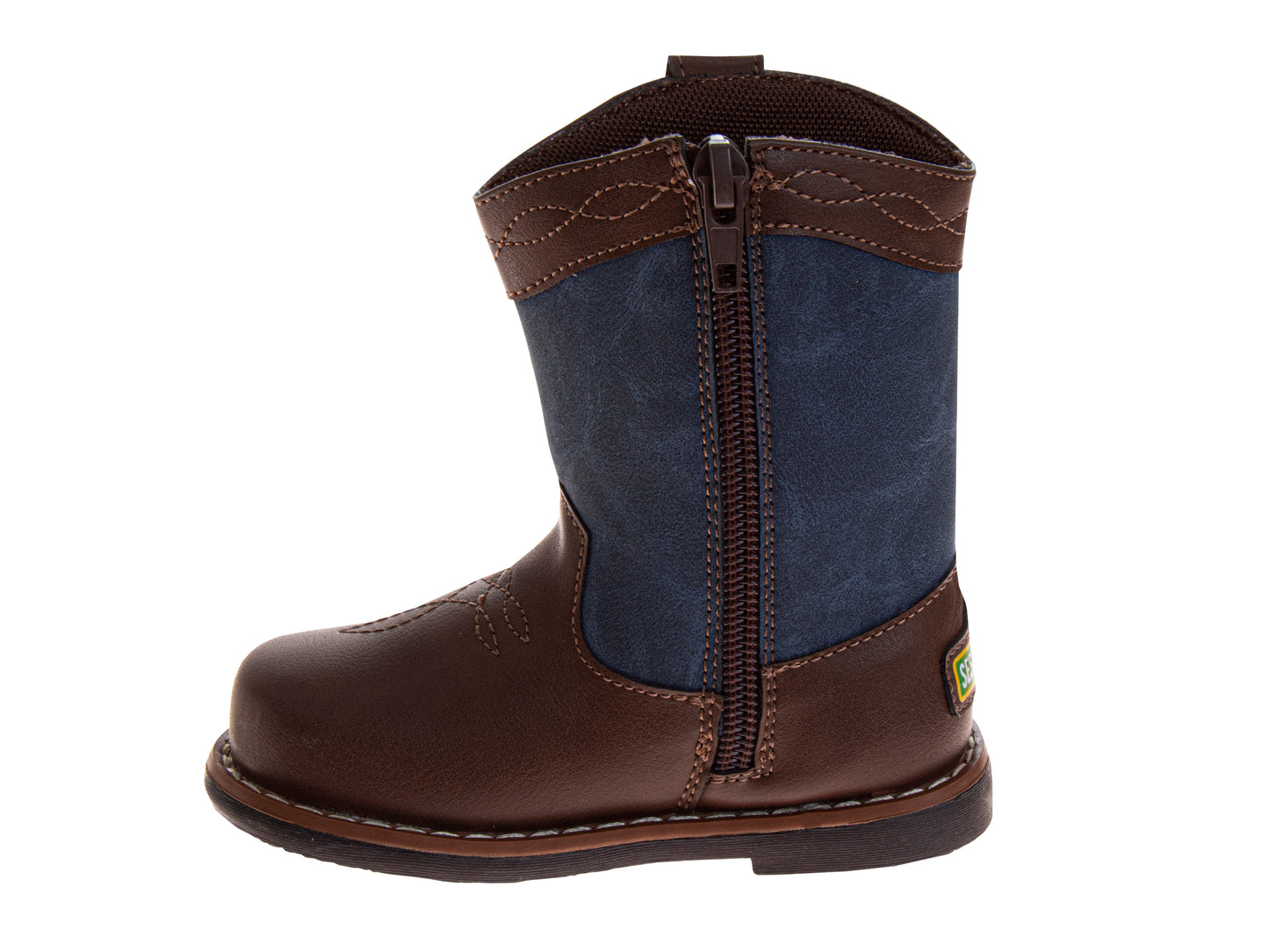 Sesame Street Elmo & Cookie Monster Cowboy Boots  Fun SideZip Footwear for Toddlers (Infant/Toddlers)