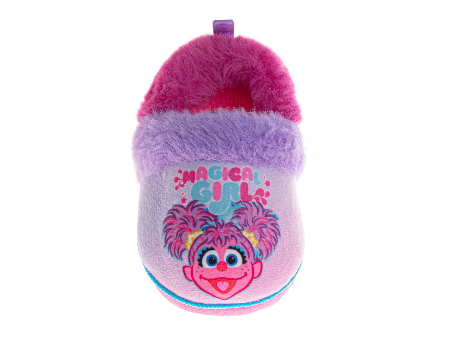 Sesame Street Abby Cadabby Kids' Slippers  Soft Comfortable Plush SlipOns (Toddler)