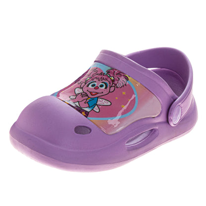 Sesame Street Clogs for Girls  Casual Comfortable SlipOn Easy Clean (Little Kid Toddler)