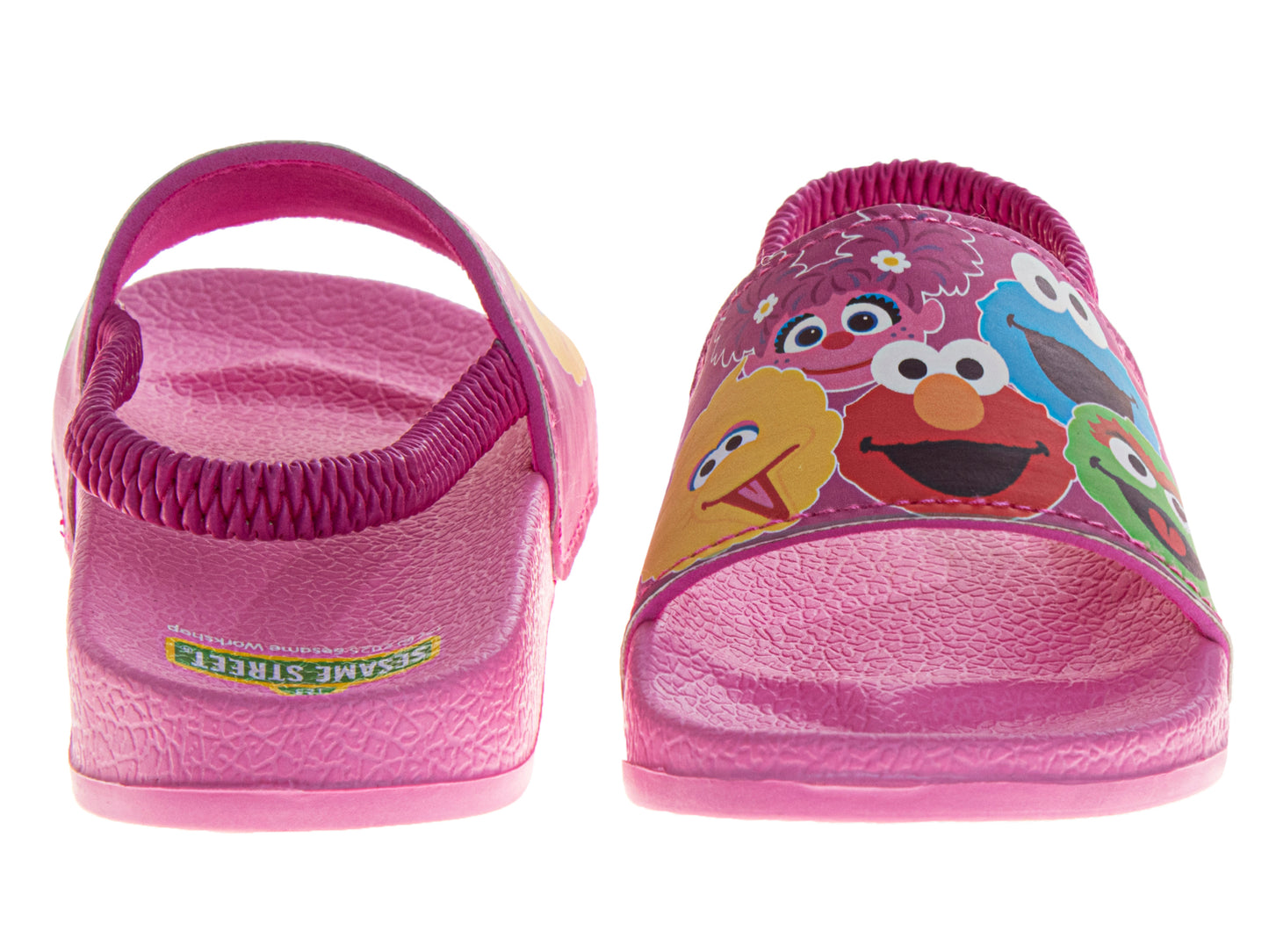 Sesame Street Sandals for Girls  Casual Comfortable Summer Adjustable (Toddler / Little Kid)