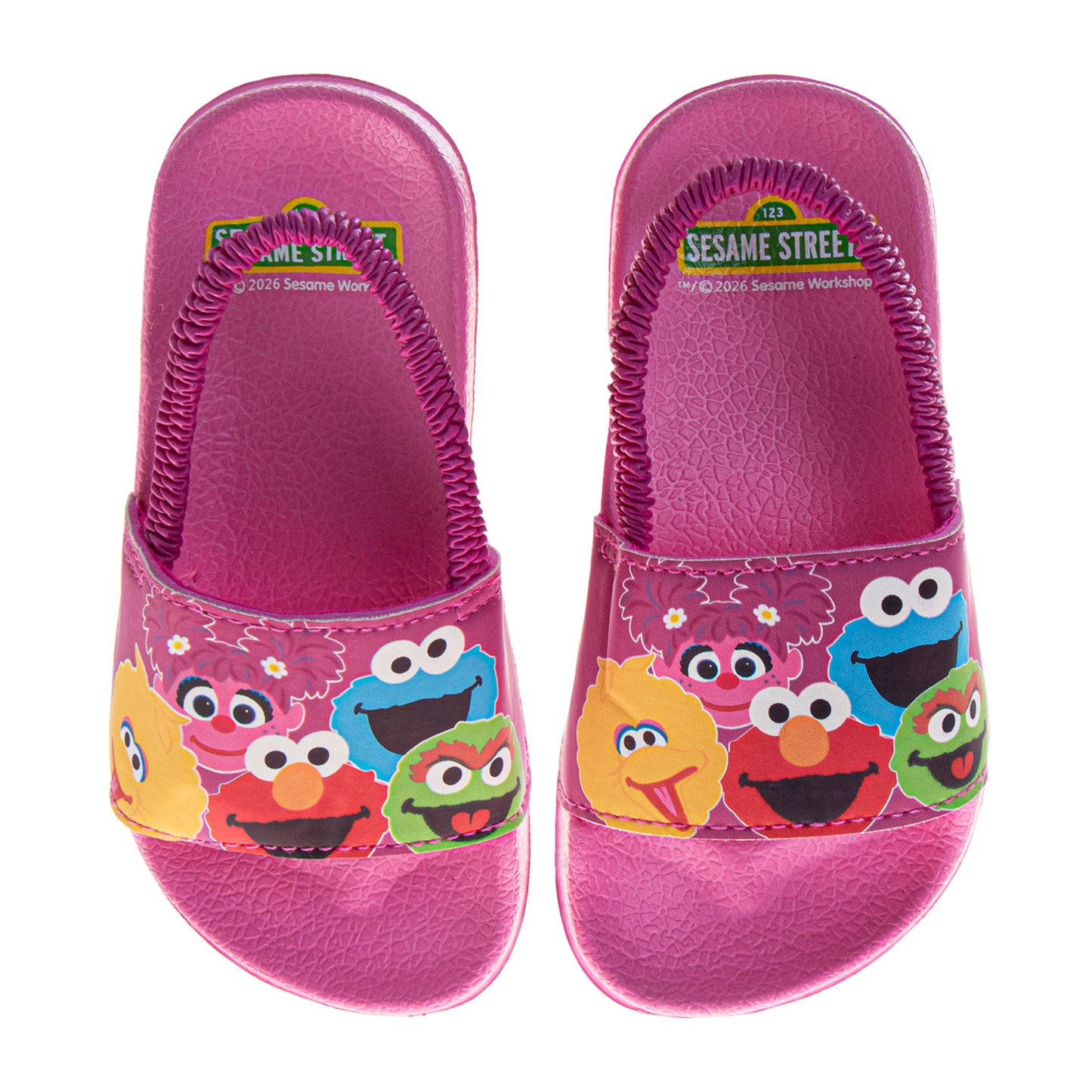Sesame Street Sandals for Girls  Casual Comfortable Summer Adjustable (Toddler / Little Kid)