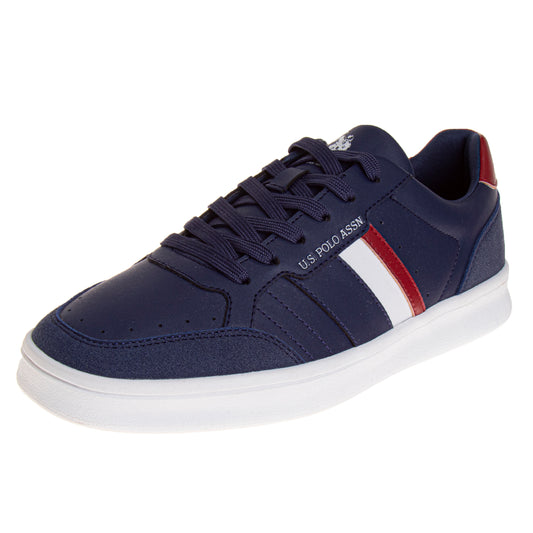 U.S. Polo Assn Classic LowTop Sneakers Men's  Casual Style Timeless Look Iconic Logo Everyday Comfort LaceUp (Adults)