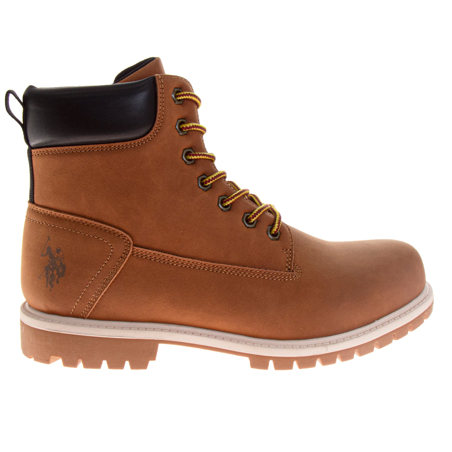 U.S. Polo Assn Work Boots Men's  Rugged Style Durable Construction LaceUp Tough Tread Comfortable Fit (Adults)