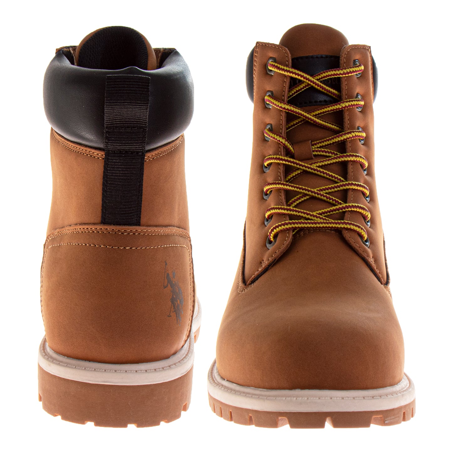 U.S. Polo Assn Work Boots Men's  Rugged Style Durable Construction LaceUp Tough Tread Comfortable Fit (Adults)