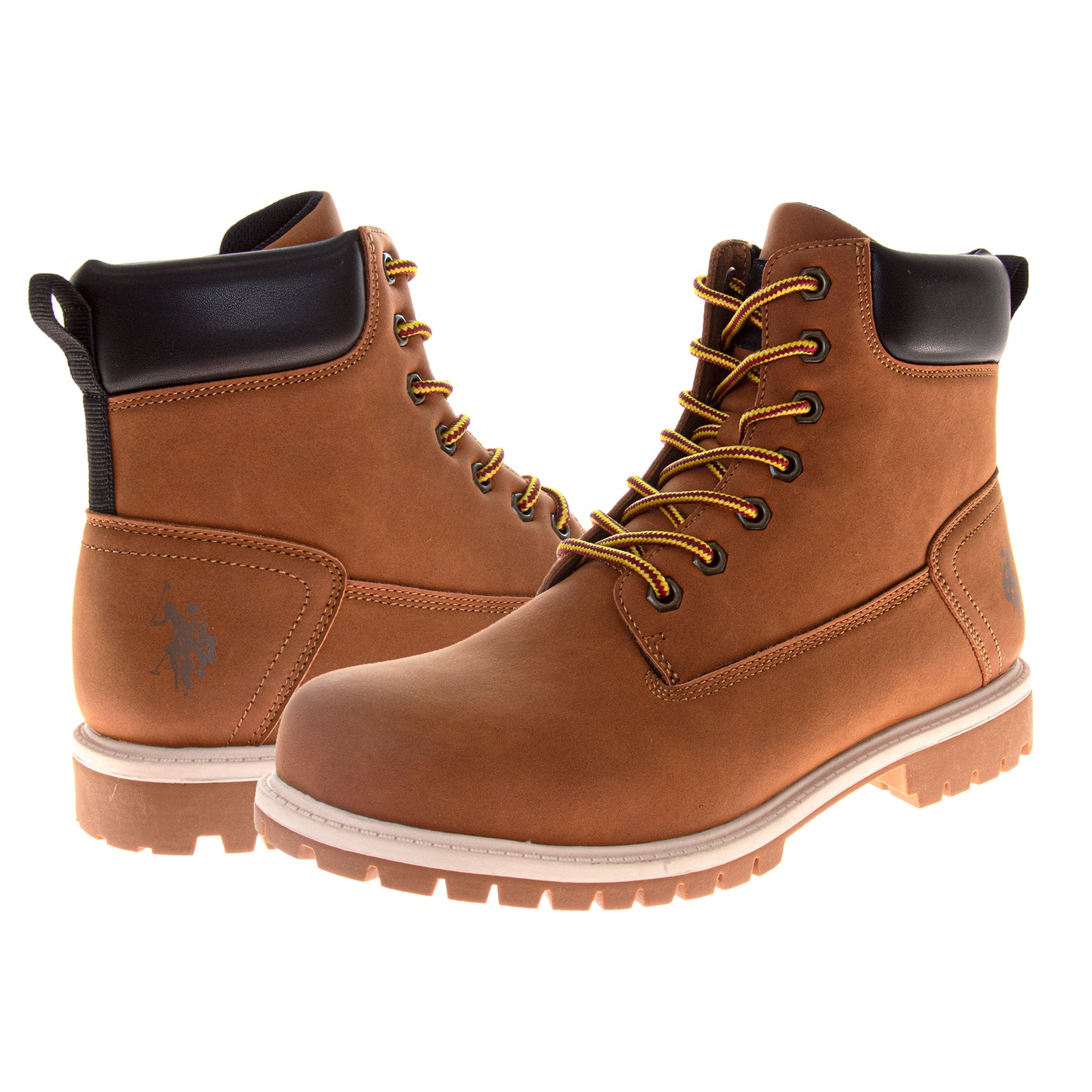 U.S. Polo Assn Work Boots Men's  Rugged Style Durable Construction LaceUp Tough Tread Comfortable Fit (Adults)