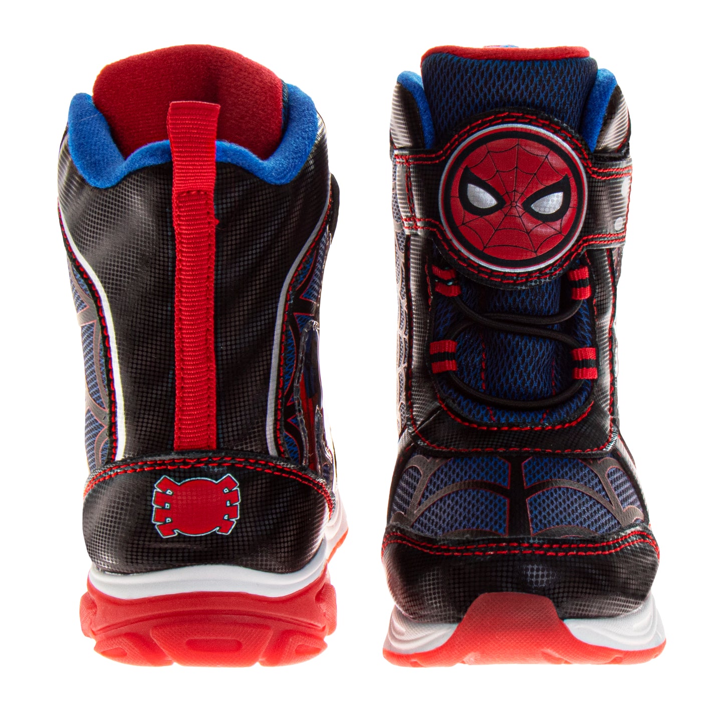Marvel SpiderMan Snow Boots Boys  Hook & Loop Waterproof Warm Lined Durable Tread Built for Adventure (Toddler / Little Kid)