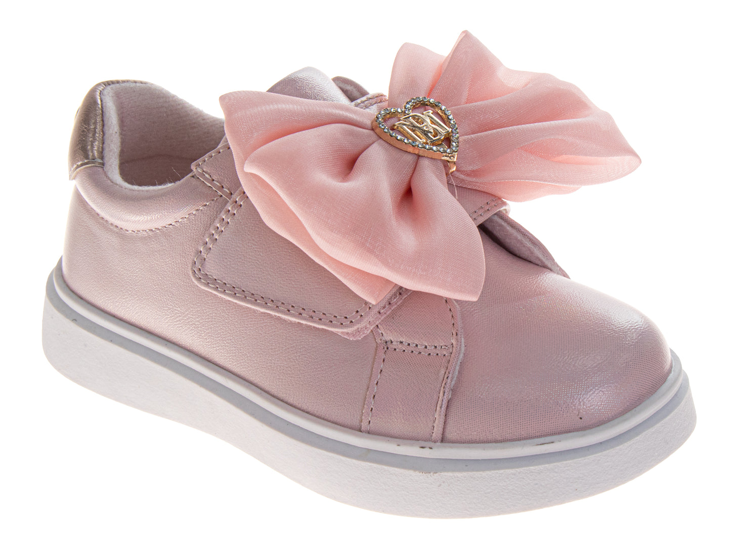 Kensie Girls Sneakers for Girls Easy Hook-and-Loop Stylish (Toddler)