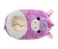 Squishmallow Lola the Unicorn Dual Sizes Slippers Girls'  Ultra Soft Plush Comfort Cozy Warm Indoor Wear Fun Design (Little Kid)