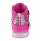 Minnie Mouse Girls High Top Sneakers Hook and Loop with Lace-Up (Little Kid)
