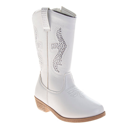 Kensie Girls' Western Boots  Stylish Casual MidCalf Cowboy Style (Little Kid / Big Kid)