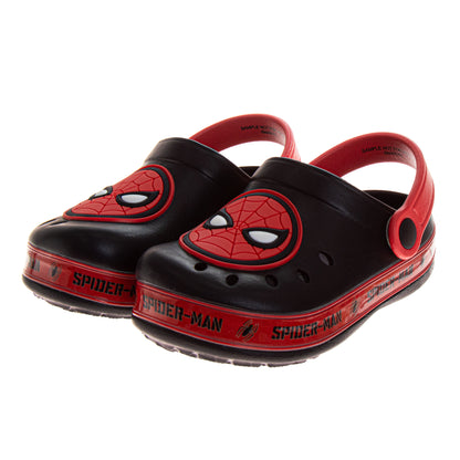 Marvel Spider-Man Boys Slip-On Clogs with Back Strap (Toddler)