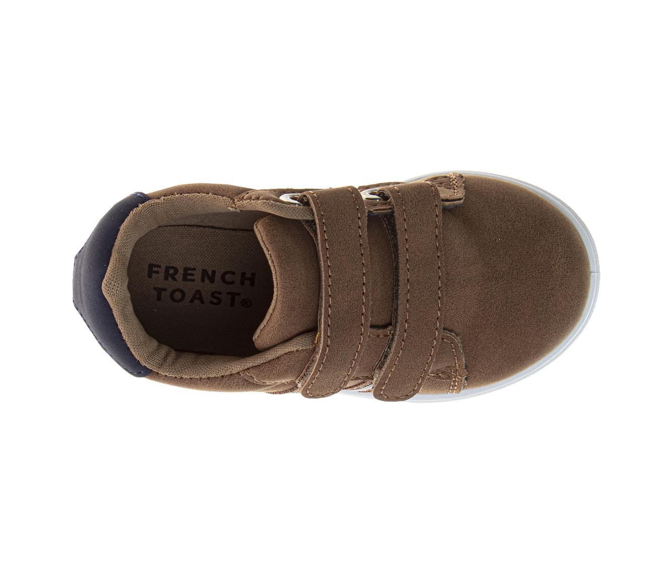 French Toast Casual Sneakers Boys'  Hook & Loop Everyday Wear Durable Comfort Fit Active Play (Toddler / Little Kid)