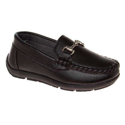 Josmo Boat SlipOn Dress Shoes Boys'  Dressy Casual Stylish Comfort Fit Easy Wear Formal Look (Little Kid)
