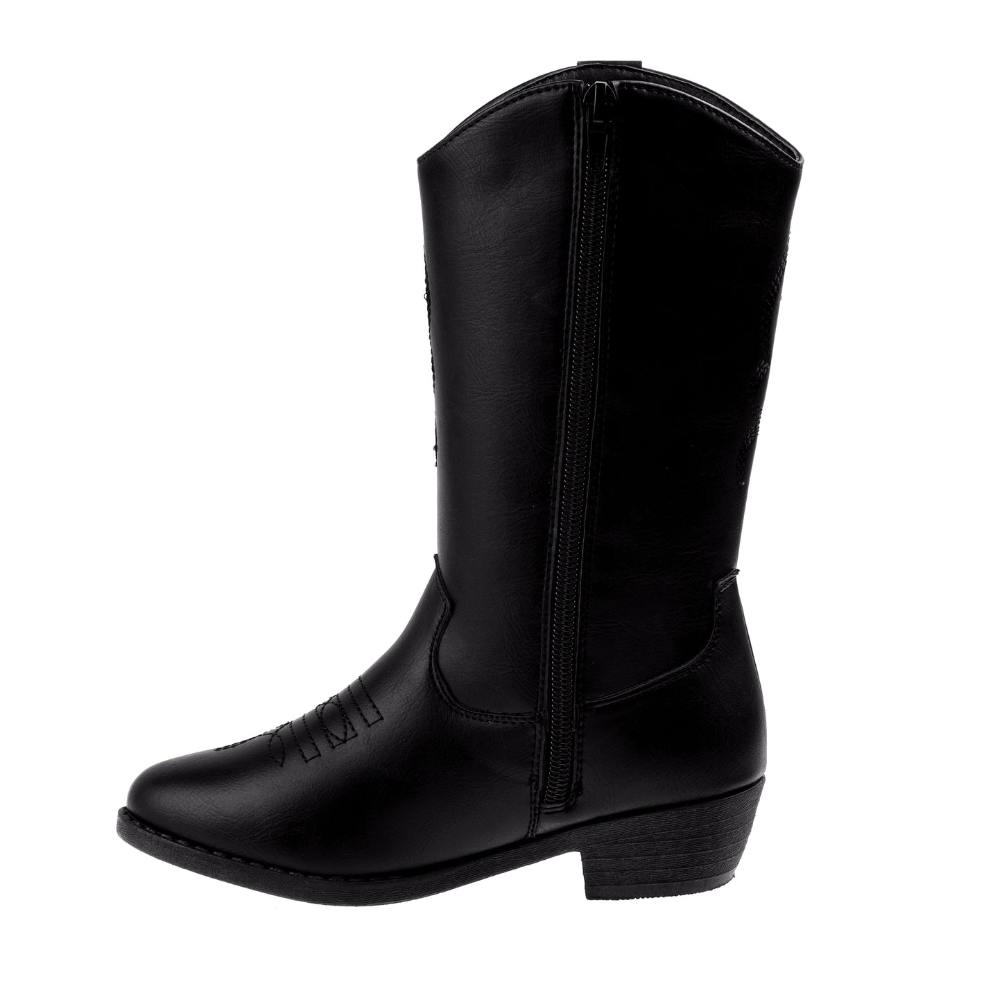 Kensie ZipUp Boots with Heel for Girls / Stylish Comfortable Fashion (Toddler / Little Kid)