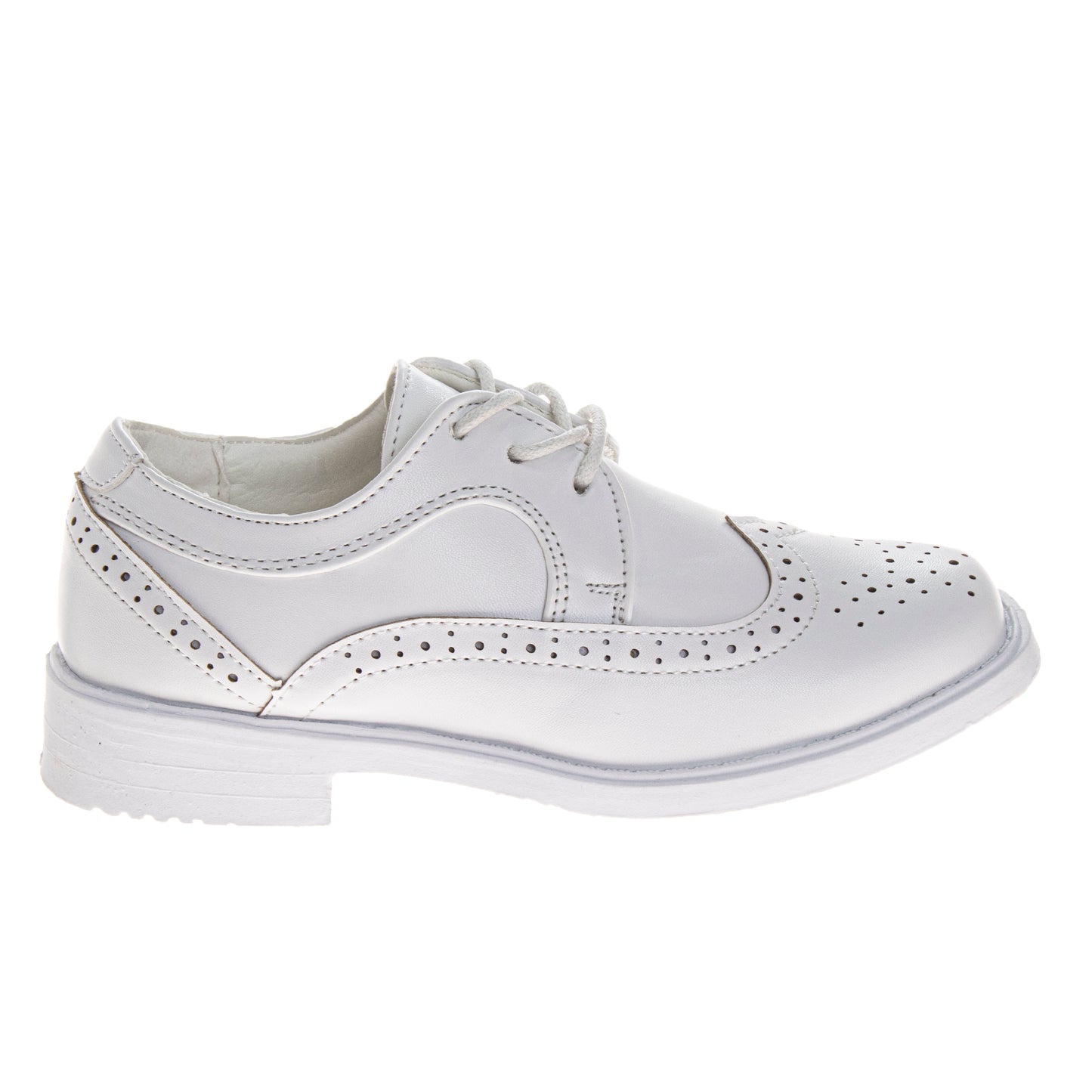 Josmo Wing Tip SlipOn Dress Shoes for Boys / Classic Formal Comfort Style with LaceUp Closure (Little Kid / Big Kid)