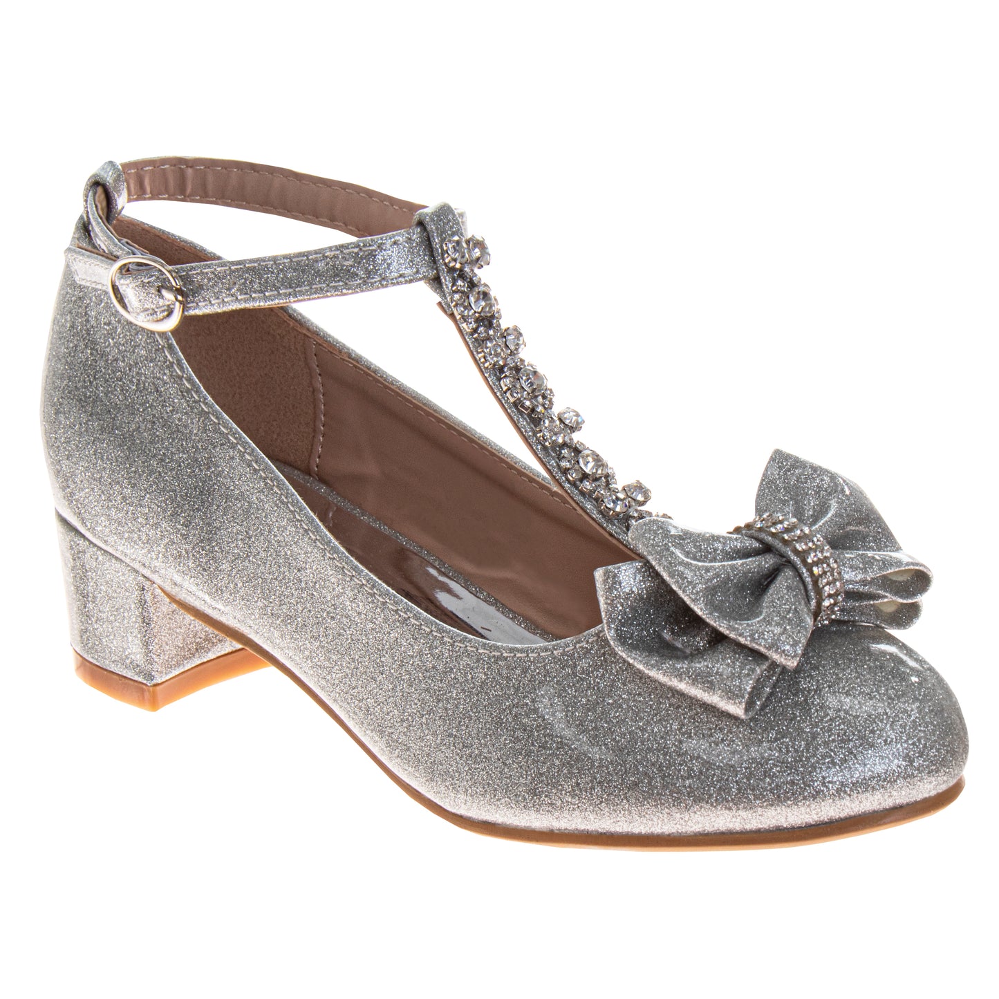 Badgley Mischka Dress Shoes Girls  Elegant Sparkle Formal Occasion (Little Kid / Big Kid)