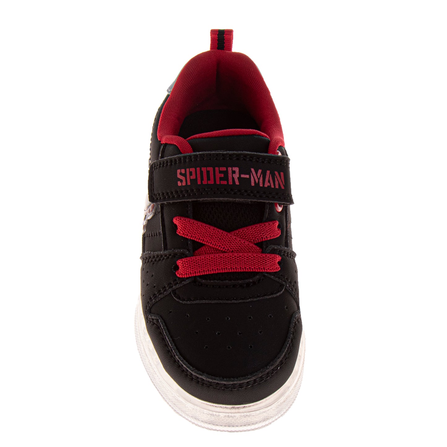 Marvel Spiderman Sneakers Boys  Comfortable WebSlinger Lightweight Padded Insole Velcro Closure (Toddler / Little Kid)