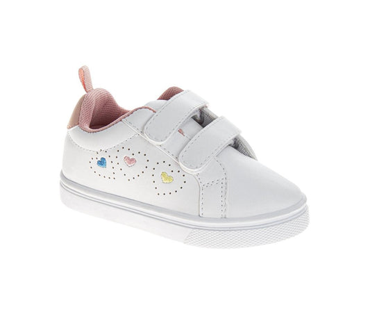 Laura Ashley Sneakers Girls'  Fashion Forward Stylish Everyday Wear Comfort Fit Durable Easy On/Off (Toddler / Little Kid)