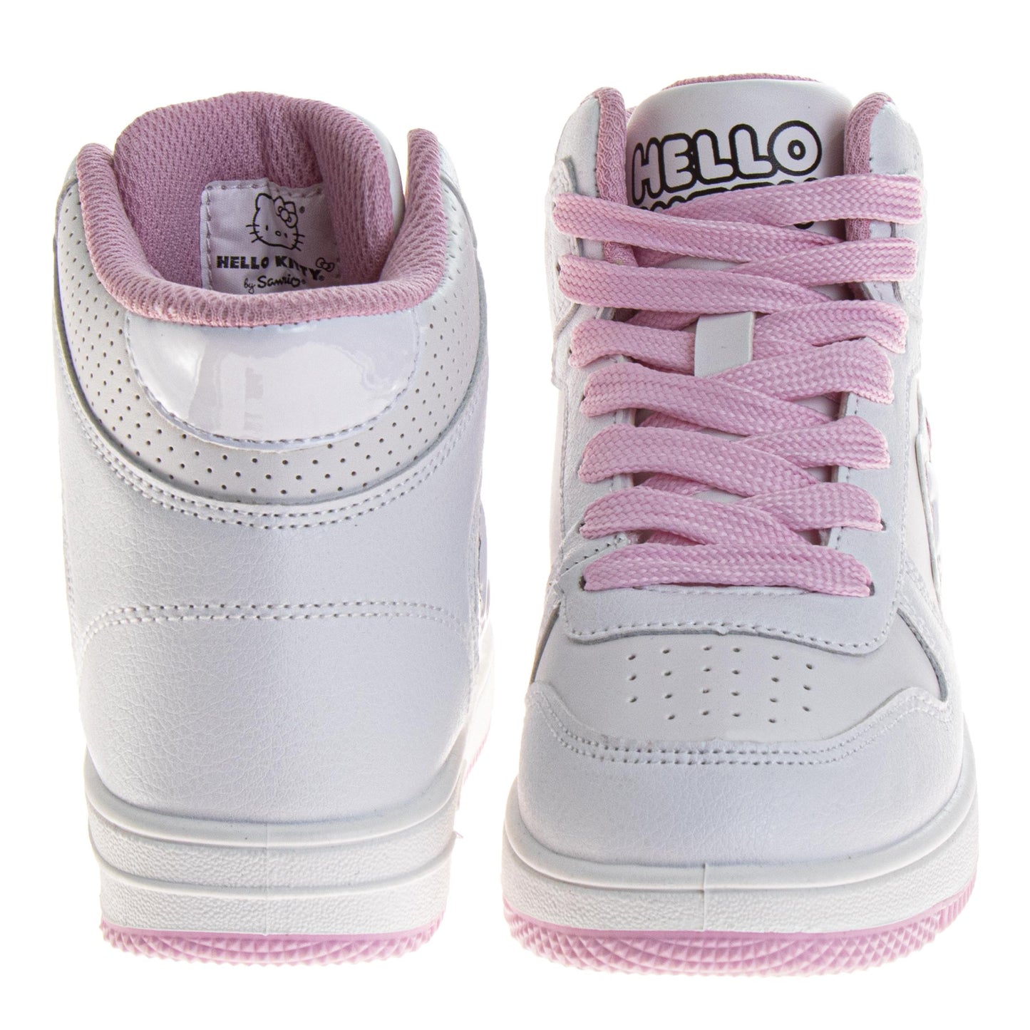 Hello Kitty Girls High Top Sneakers Lace-Up (Big Kid)