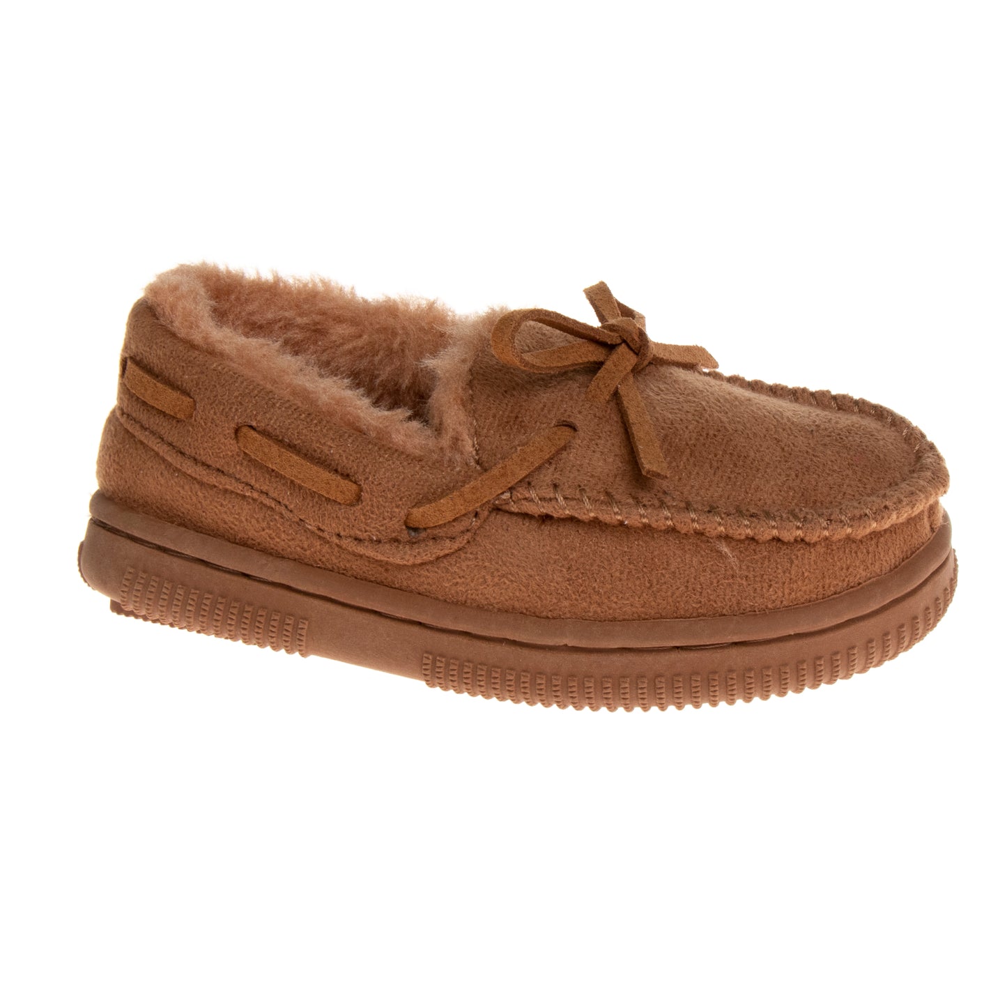 Beverly Hills Polo Club Moccasins Slippers Boys  Classic Fuzzy Lining Cozy Indoor/Outdoor Sole SlipOn Comfort (Little Kid / Big Kid)