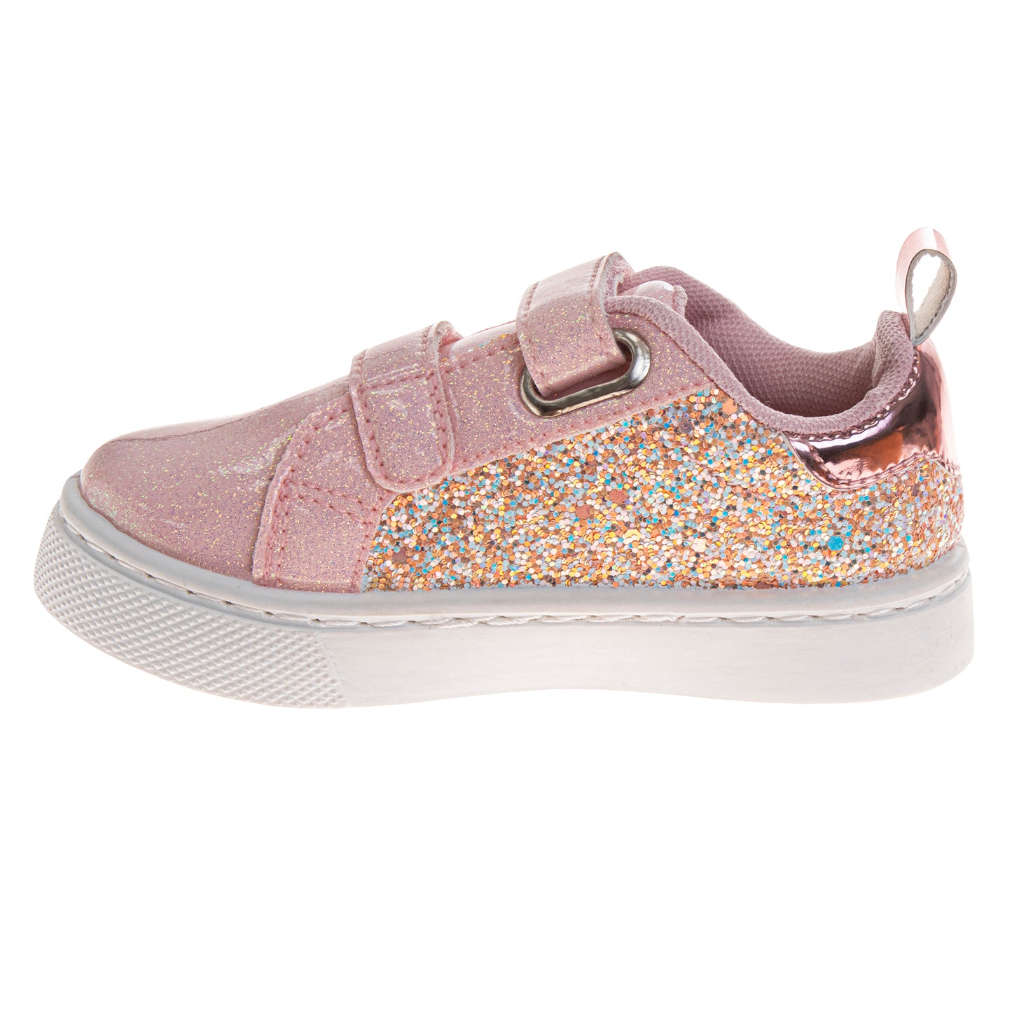 Laura Ashley Girls' HookandLoop Sneakers  Stylish and EasytoWear Footwear (Toddler / Little Girl)