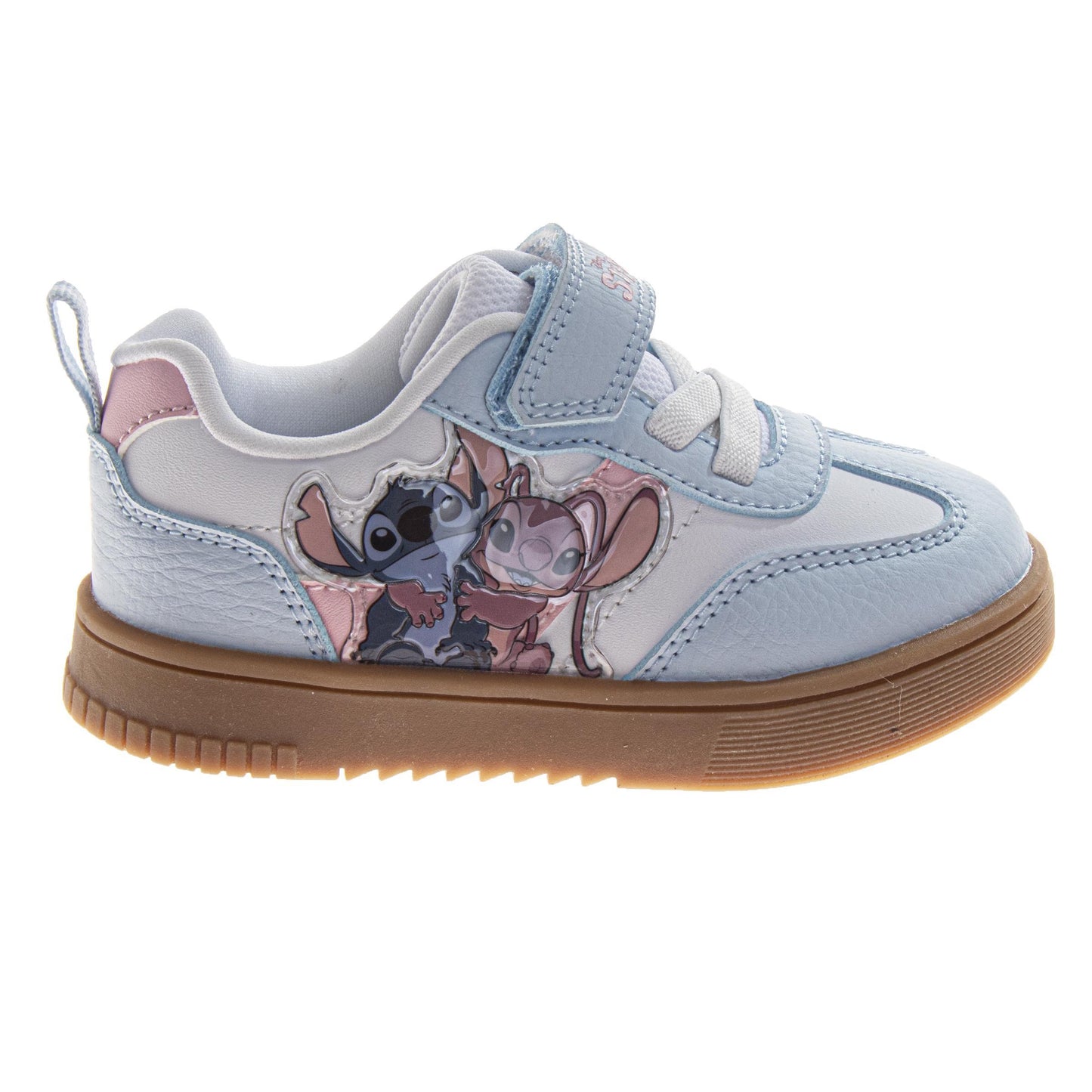 Disney Stitch Sneakers Girls  Cute Alien Casual Style Easy On/Off Durable Rubber Sole Comfortable (Toddler / Little Kid)