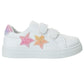 Kensie Girl Glittery Casual Sneakers Girls'  Easy Hook & Loop Stylish Everyday Wear Comfort Fit Fashionable (Little Kid / Toddler)