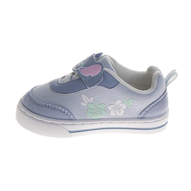 Disney Stitch Design Casual Sneakers Girls  Cute Alien Everyday Wear Comfortable Durable Canvas Easy On/Off (Toddler / Big Kid)