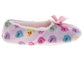 Sweethearts Soft Plush Pink Slippers Girls'  Heart Pattern Cozy Warm Indoor Wear NonSlip Sole (Little Kid / Big Kid)
