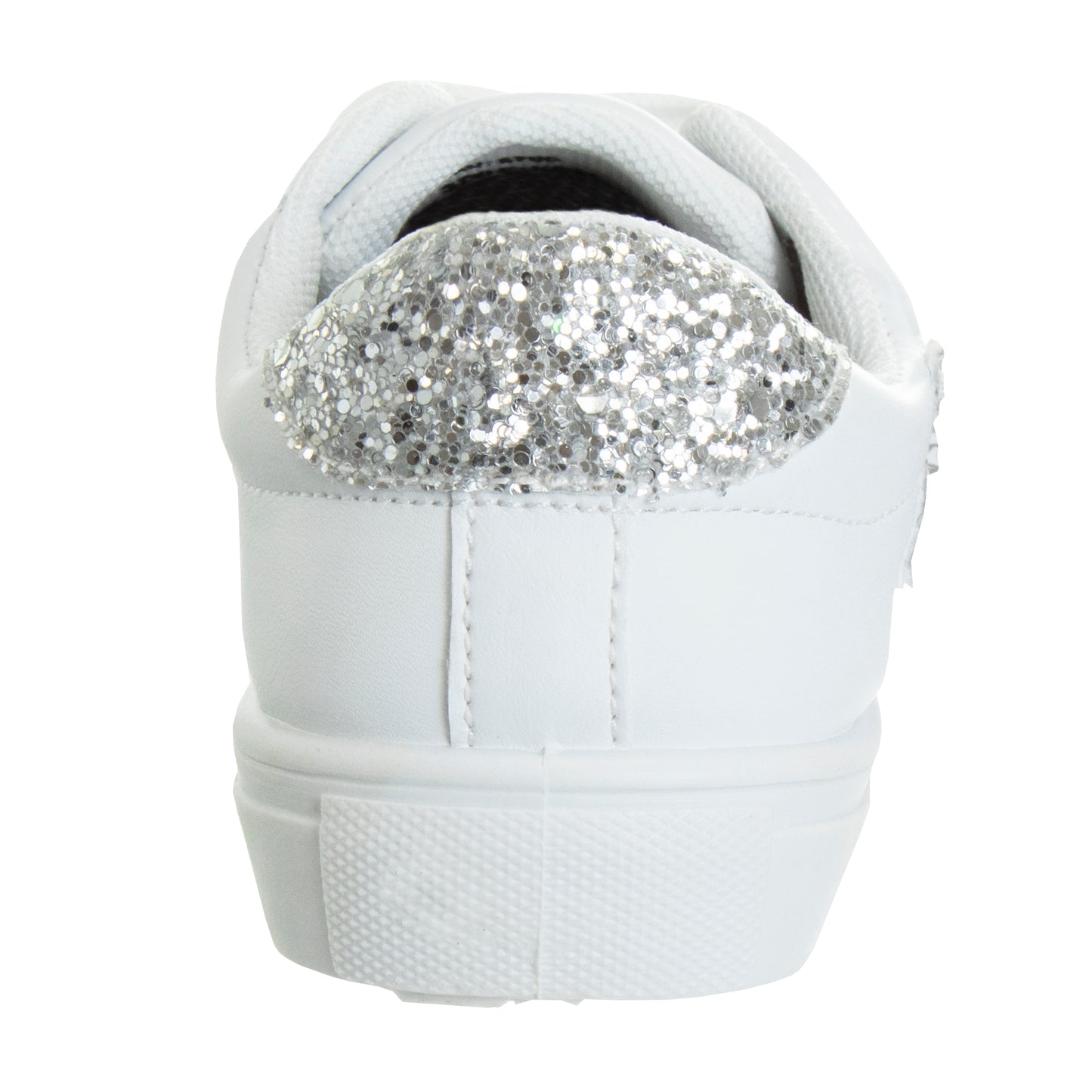Kensie Girl LaceUp Glittery Casual Sneakers Girls'  Stylish Fashionable Everyday Wear Comfort Fit Durable (Little Kid / Big Kid)