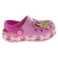 Princess Girls Slip-On Clogs with Back Strap, Jasmine, Belle & Aurora, Lightweight Slip-Resistant EVA Sandals (Toddler Sizes)