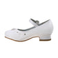 Josmo Girls Dress Shoes with Low Heels:rMary Jane Flower Girl Wedding Party  (Little Kid )