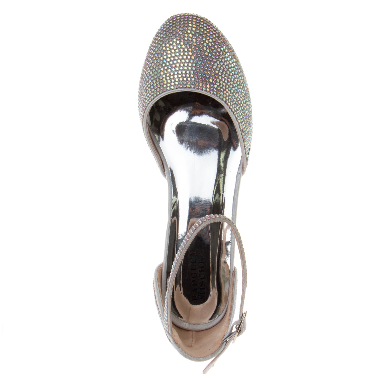 Badgley Mischka Block Heeled Dress Shoes Big Kids'  Elegant Stylish Formal Wear Comfort Block Heel Sparkle Detail (Toddler)