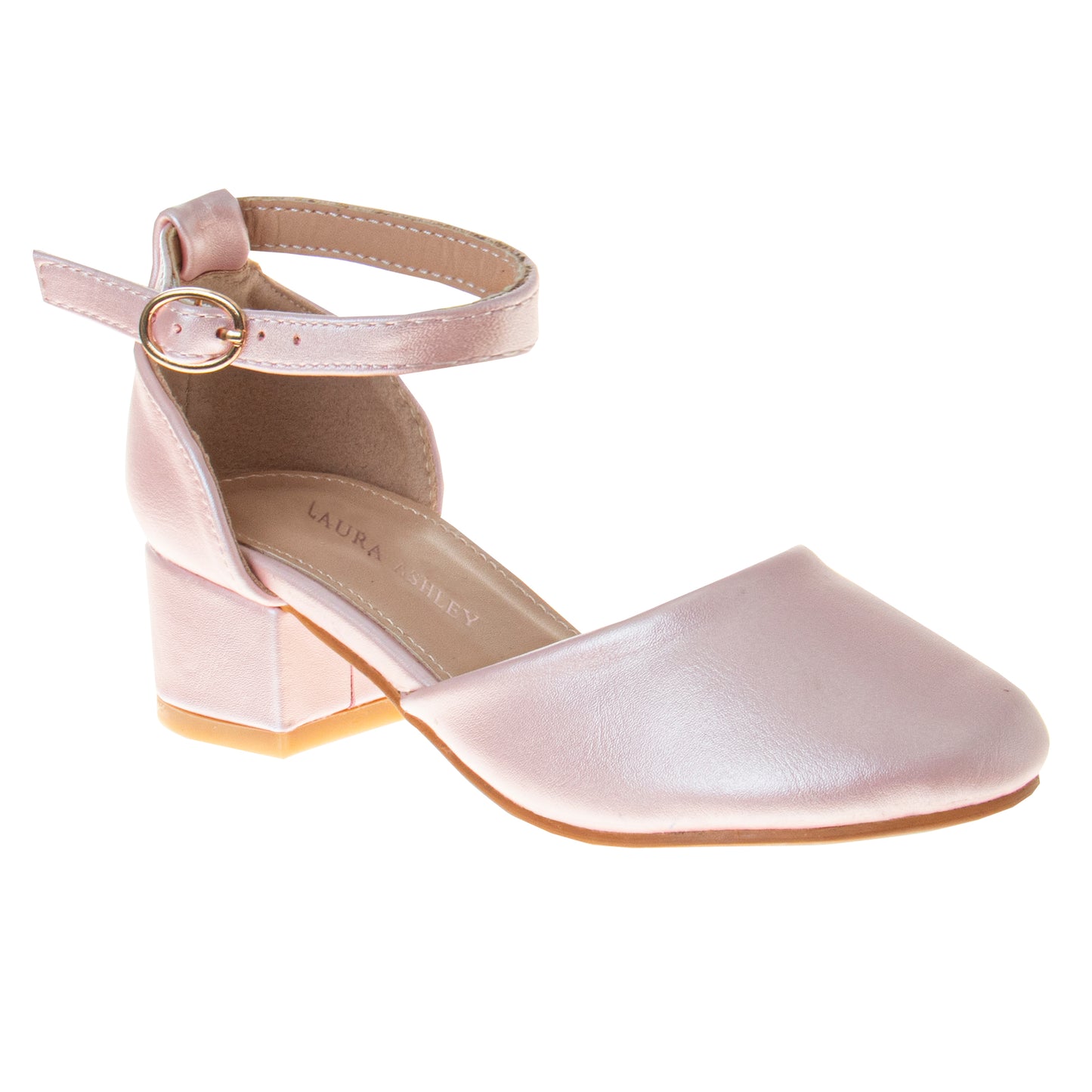 Laura Ashley Low Heeled Dress Shoes Girls'  Elegant Stylish Formal Wear Comfort Fit Easy On/Off (Little Kid / Big Kid)
